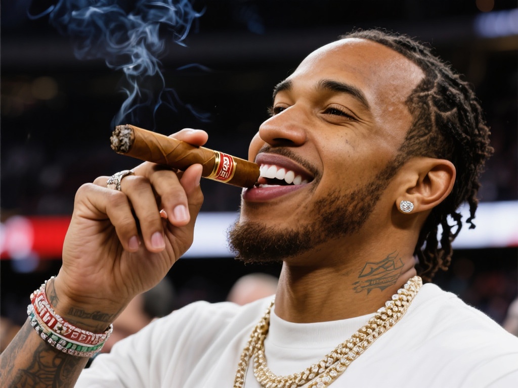 对于初次成名的戴尔来说，以雪茄象征胜利无