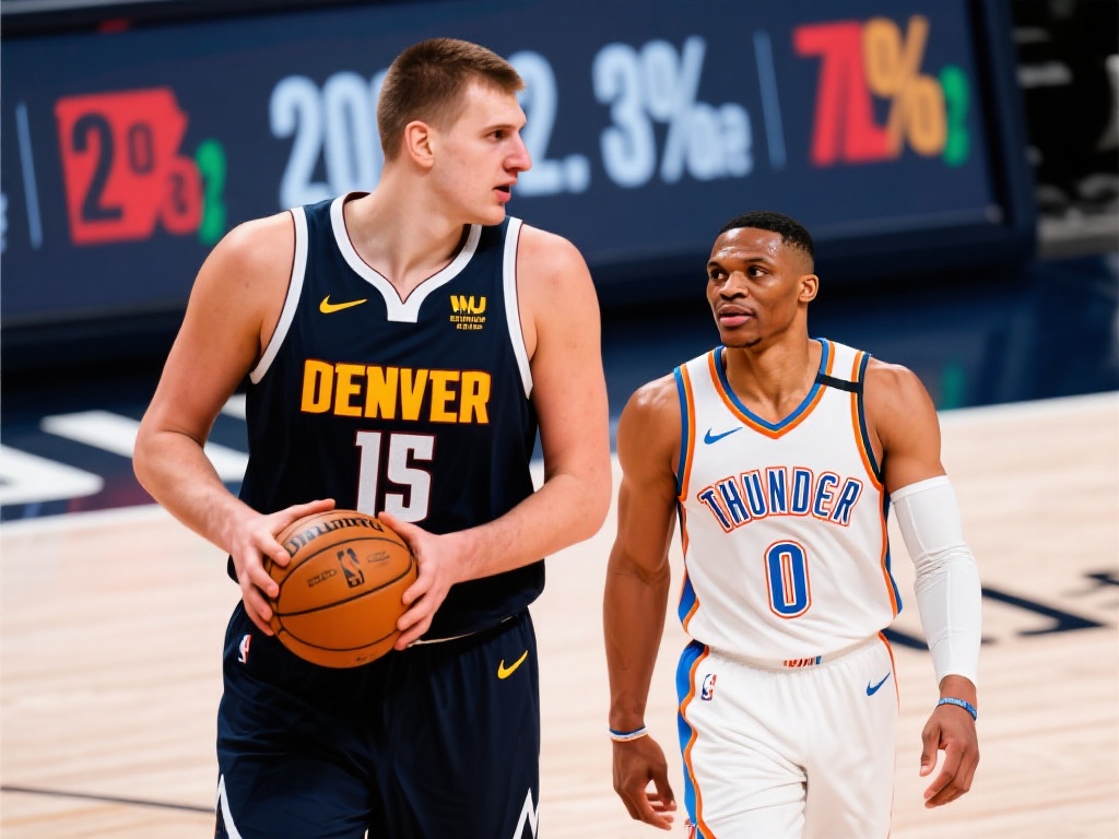 约基奇统治全场,威少创双里程碑,掘金狂胜爵士36分 约基奇和威少的数据虽然来自不同方向,但却